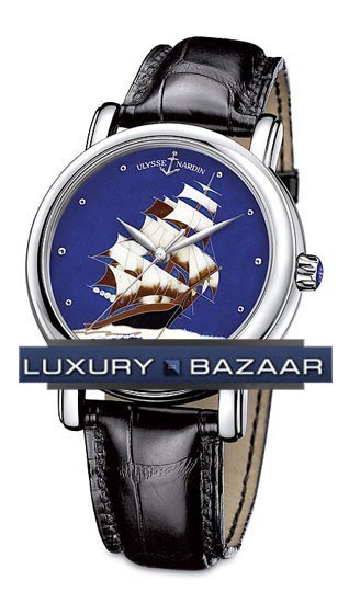 Ulysse Nardin San Marco Cloisonne Flying Cloud (Platinum) 139-10 - Click Image to Close